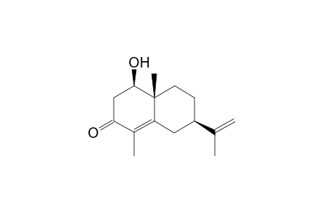 1-BETA-HYDROXY-ALPHA-CYPERONE;1-BETA-HYDROXYEUDESMA-4,11-DIEN-3-ONE