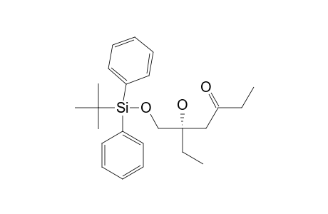 (S)-5-(TERT.-BUTYLDIPHENYLSILANYLOXYMETHYL)-5-HYDROXYHEPTAN-3-ONE