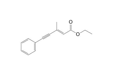 (E)-3-methyl-5-phenyl-pent-2-en-4-ynoic acid ethyl ester