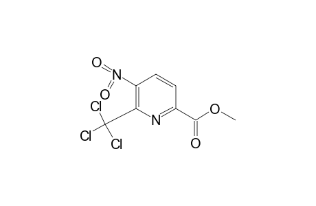 5-nitro-6-(trichloromethyl)picolinic acid, methyl ester