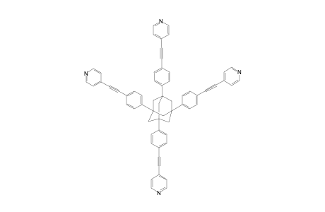 1,3,5,7-TETRAKIS-[4-(PYRIDYL-4'-YL-ETHYNYL)-PHENYL]-ADAMANTANE