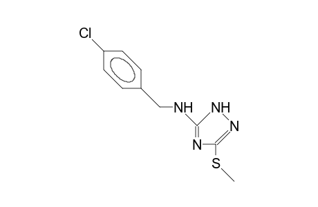 5-(PARA-CHLOROBENZYLAMINO)-3-METHYLTHIO-1,2,4-TRIAZOLE