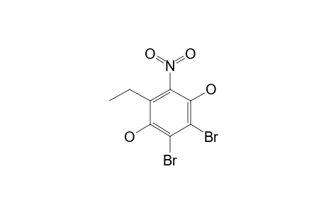 2,3-DIBROMO-5-EHTYL-6-NITRO-1,4-HYDROQUINONE