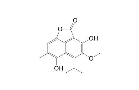 LACTONE-OF-2,5,8-TRIHYDROXY-4-ISOPROPYL-3-METHOXY-6-METHYL-NAPHTH-1-OIC-ACID