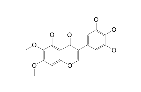 IRIGENIN-S;3',5-DIHYDROXY-4',5',6,7-TETRAMETHOXY-ISOFLAVONE