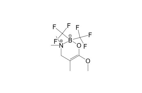 Boron, [3-(dimethylamino)-1-methoxy-2-methyl-1-propen-1-olato]bis(trifluoromethyl)-, (t-4)-