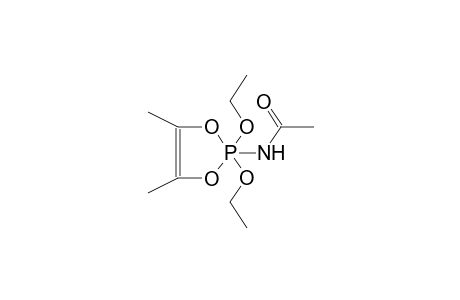 2,2-DIETHOXY-2-ACETAMINO-4,5-DIMETHYL-1,3,2-DIOXAPHOSPHOLENE