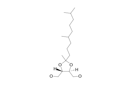 (4S,5S)-2-[(RS)-4,8-DIMETHYLNONYL]-2-METHYL-1,3-DIOXOLAN-4,5-DIMETHANOL,DIASTEREOMERES-1