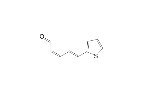 2,4-Pentadienal, 5-(2-thienyl)-, (E,Z)-