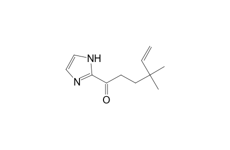 5-Hexen-1-one, 1-(1H-imidazol-2-yl)-4,4-dimethyl-