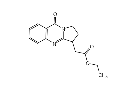 9-oxo-1,2,3,9-tetrahydropyrrolo[2,1-b]quinazoline-3-acetic acid, ethyl ester