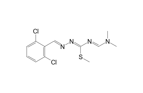 1-(2,6-dichlorobenzylidene)-4-[(dimethylamino)methylene]-3-methyl-3-thioisosemicrabazide