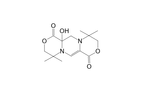 4a,8a-Diaza-2,6-dioxa-3,4,7,8,9,9a-hexahydro-9a-hydroxy-4,4,8,8-tetramethylanthracene-1,5-dione