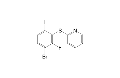 2-((3-bromo-2-fluoro-6-iodophenyl)thio)pyridine