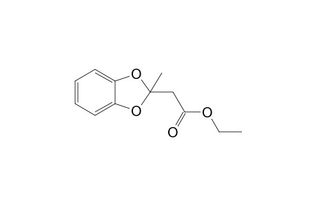 Ethyl (2-methyl-1,3-benzodioxol-2-yl)acetate