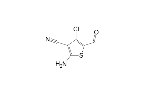 3-Chloro-4-cyano-5-aminothiopyran-2-carboxaldehyde