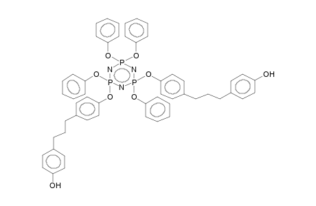 TETRAPHENOXYBIS{4-[3-(PARA-HYDROXYPHENYL)PROPYL]PHENYLOXY}CYCLOTRIPHOSPHAZENE