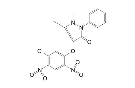 4-(5-chloro-2,4-dinitrophenoxy)antipyrine