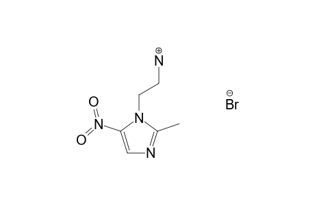 1-(2-aminoethyl)-2-methyl-5-nitroimidazole, monohydrobromide