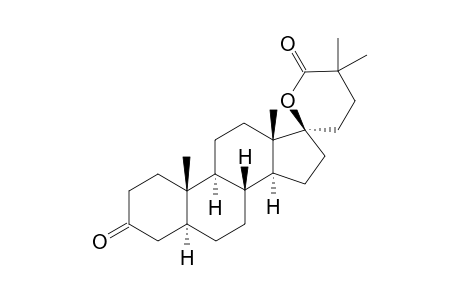 (5S,8R,9S,10S,13S,14S,17R)-5',5',10,13-TETRAMETHYLHEXADECAHYDROSPIRO-[CYCLOPENTA-[A]-PHENANTHRENE-17,2'-PYRAN]-3,6'-(2H,3'H)-DIONE