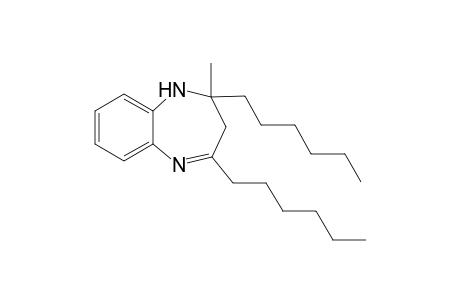 2-Methyl-2,4-dihexyl-2,3-dihydro-1H-1,5-benzodiazepine