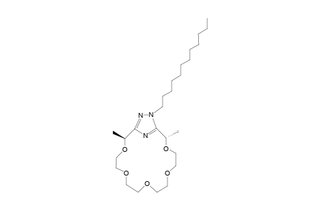 (2S,16S)-19-lauryl-2,16-dimethyl-3,6,9,12,15-pentaoxa-18,19,20-triazabicyclo[15.2.1]icosa-1(20),17-diene