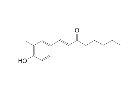 1-[3'-Oxo-1'-octen-1'-yl]-3-methyl-4-hydroxybenzene