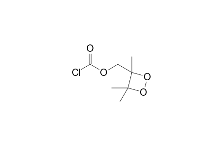 (3,4,4-trimethyl-1,2-dioxetan-3-yl)methyl carbonochloridate