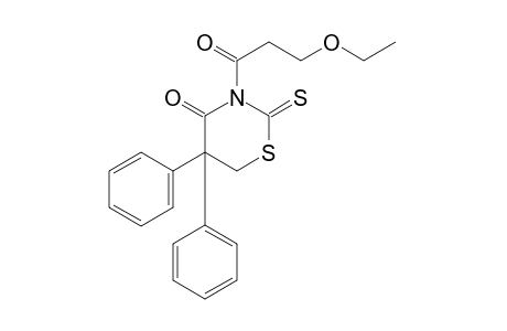 dihydro-5,5-diphenyl-3-(3-ethoxypropionyl)-2-thio-1,3-thiazine-2,4(3H)-dione