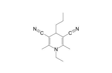 1,4-dihydro-2,6-dimethyl-1-ethyl-4-propyl-3,5-pyridinecarbonitrile