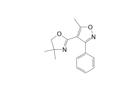 4-(4,4-dimethyl-5H-1,3-oxazol-2-yl)-5-methyl-3-phenyl-1,2-oxazole