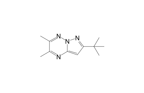 7-(t-Butyl)-2,3-dimethylpyrazolo[1,5-b]-1,2,4-triazine