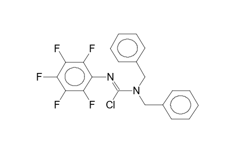 N-PENTAFLUOROPHENYL-N',N'-DIBENZYLCHLOROFORMAMIDINE