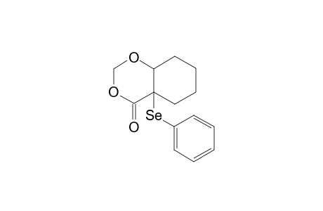 4a-(Phenylselanyl)hexahydro-4H-1,3-benzodioxin-4-one