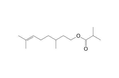 3,7-Dimethyl-6-octen-1-ol isobutyrate