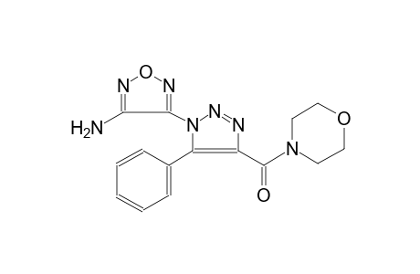 1,2,5-oxadiazol-3-amine, 4-[4-(4-morpholinylcarbonyl)-5-phenyl-1H-1,2,3-triazol-1-yl]-