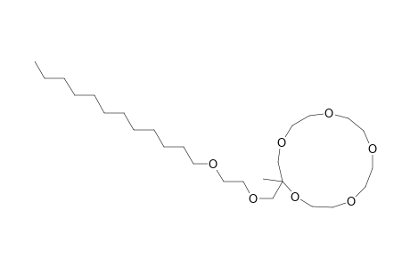 2-[[2-(dodecyloxy)ethoxy]methyl]-2-methyl-15-crown-5