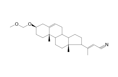 (20E)-3BETA-METHOXYMETHOXY-24-NOR-5,20(22)-CHOLADIENE-23-NITRILE