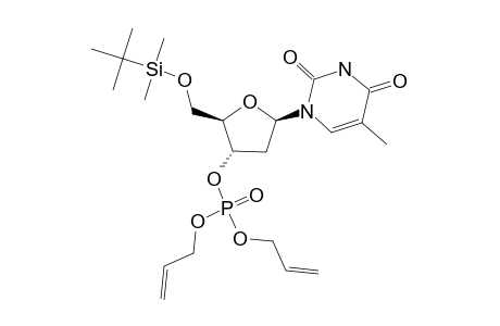 DIALLYL-3'-O-(5'-O-TERT.-BUTYLDIMETHYLSILYL)-THYMIDINYL-PHOSPHORICESTER