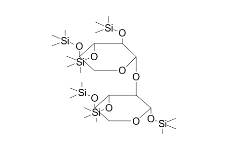 TRIMETHYLSILYL 2-O-(2',3',4'-TRI-O-TRIMETHYLSILYL-BETA-D-XYLOPYRANOSYL)-3,4-DI-O-TRIMETHYLSILYL-BETA-D-XYLOPYRANOSIDE