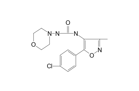 1-[5-(p-chlorophenyl)-3-methyl-4-isoxazolyl]-3-morpholinourea