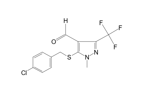 5-[(p-CHLOROBENZYL)THIO]-1-METHYL-3-(TRIFLUOROMETHYL)PYRAZOLE-4-CARBOXALDEHYDE