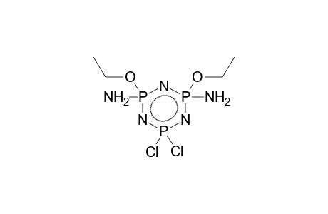 2,2-DICHLORO-4,6-DIETHOXY-4,6-DIAMINOCYCLOTRIPHOSPHAZENE