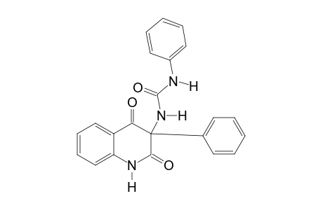 3-PHENYL-3-(3-PHENYLUREIDO)-1H,3H-QUINOLINE-2,4-DIONE