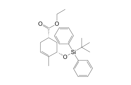 Ethyl (1S,5S)-5-[(t-butyldiphenylsilyl)oxy]-4-methyl-3-cyclohex-3-ene-1-carboxylate