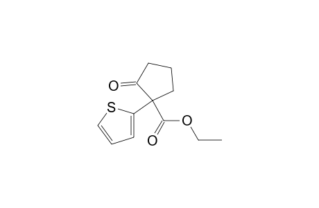 Cyclopentanecarboxylic acid, 2-oxo-1-(2-thienyl)-, ethyl ester