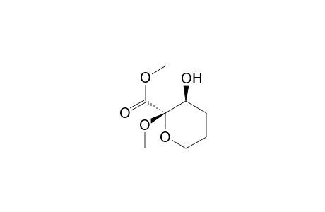 (2S,3S)-3-hydroxy-2-methoxy-2-oxanecarboxylic acid methyl ester