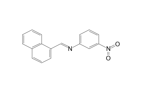 Naphthalen-1-ylmethylene-(3-nitro-phenyl)-amine