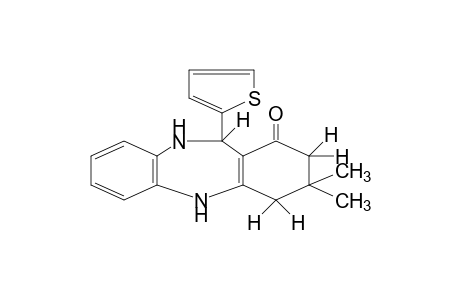 3,3-dimethyl-2,3,4,5,10,11-hexahydro-11-(2-thienyl)-1H-dibenzo[b,e][1,4]diazepin-1-one