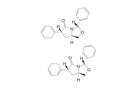 [3R-(3-ALPHA,6-ALPHA,7A-ALPHA)]-6-(CYCLOHEXA-1,3-DIENYL)-3-PHENYL-3H,5H-TETRAHYDROPYRROLO-[1,2-C]-OXAZOL-5-ONE